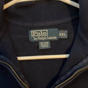 XXL Navy Blue 1/4 zip sweater from Polo Ralph Lauren